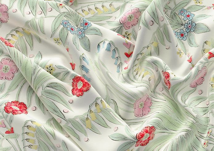 Cotswold Faux Silk, Lipstick - Motorised Roman Blind - Image 4